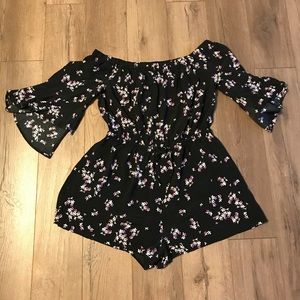 EXPRESS FLORAL ROMPER